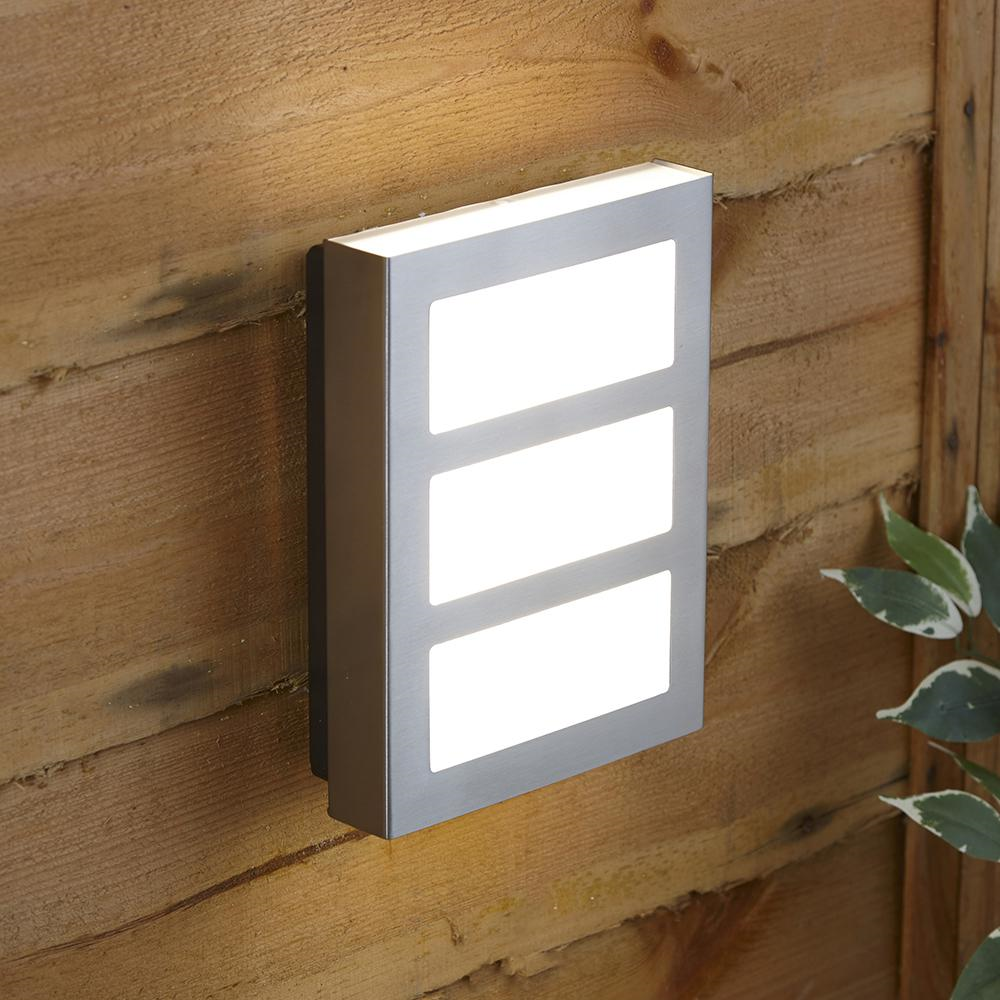 Click to view product details and reviews for Biard Sorby Led Slat Effect Wall Light Biard Sorby Led Stainless Steel Wall Light With Front Slat Effect.